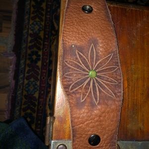 Leather cuff bracelet